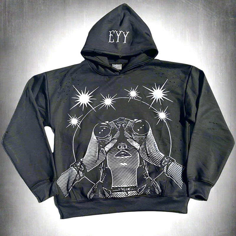 hongfeng produces men oversized hoodie with custom prints and factory-direct quality.